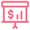 Cost presentation icon