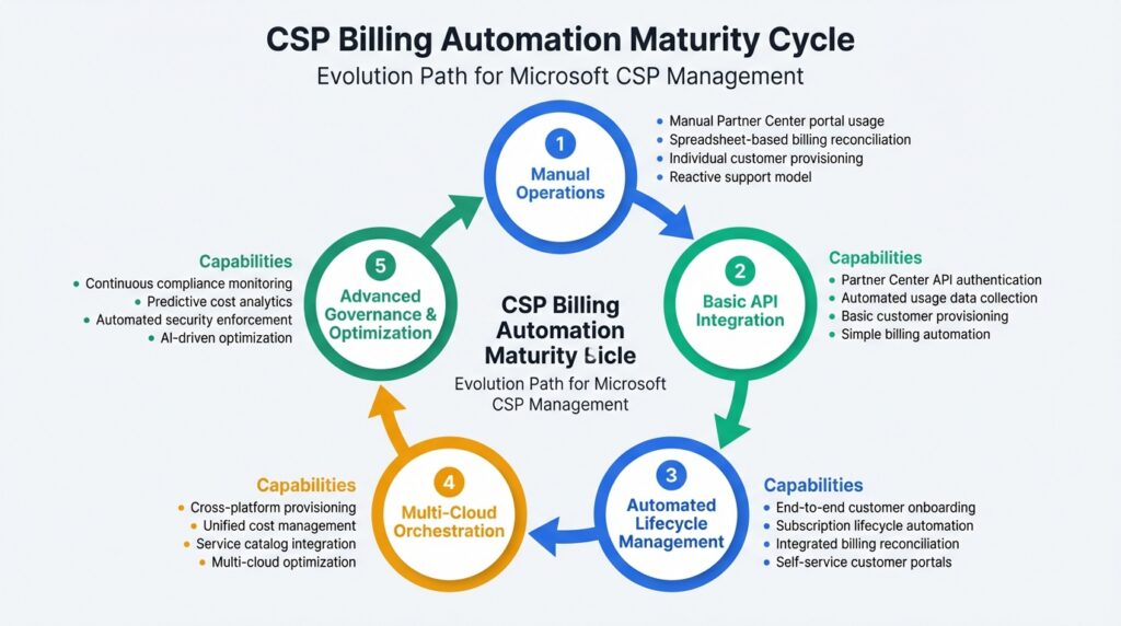 CSP billing automation maturity model