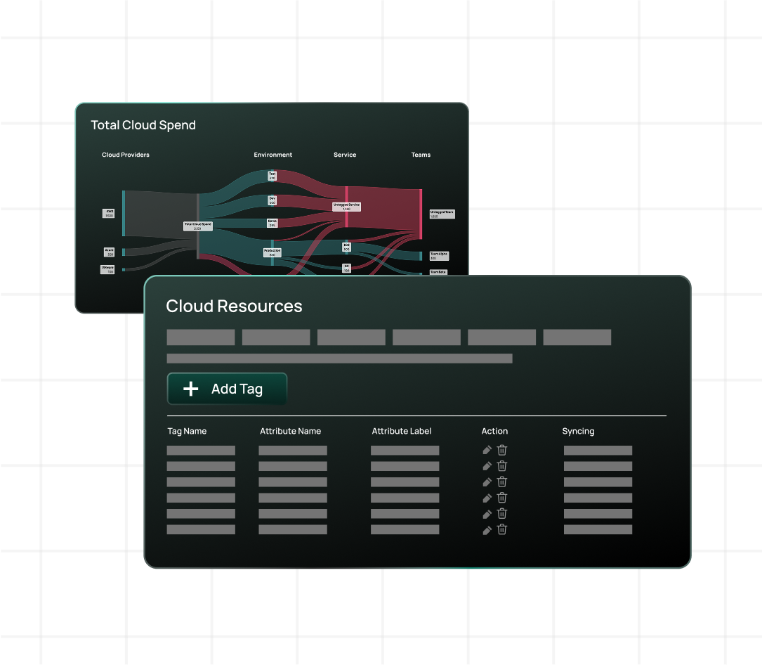 Screenshot of CloudBolt tagging features